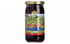 Dolce Vita Kalamata Olives Pitted - Without Seed  Glass Jar  200 grams